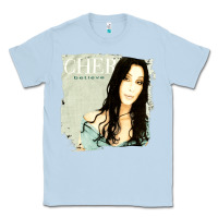 Dusty Blue Cher Believe Tour, Cher Believe Tours, Cher, Believe, Tour, the Cher B Classic Tee - PixelFlow