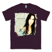 Plum Cher Believe Tour, Cher Believe Tours, Cher, Believe, Tour, the Cher B Classic Tee - PixelFlow