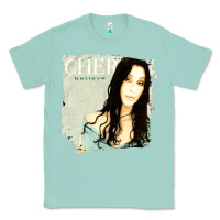 Seafoam Cher Believe Tour, Cher Believe Tours, Cher, Believe, Tour, the Cher B Classic Tee - PixelFlow