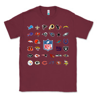 American Football Team Collage    Wall Art Classic Tee | Teevron