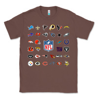 Chestnut american football team collage    wall art Classic Tee - PixelFlow