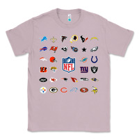 Lilac american football team collage    wall art Classic Tee - PixelFlow
