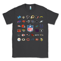 Smoke american football team collage    wall art Classic Tee - PixelFlow