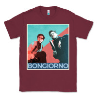 Burgundy Inglorious Basterds - Bongiorno poster GIFT Classic Tee - PixelFlow