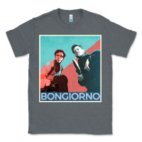Charcoal Heather Inglorious Basterds - Bongiorno poster GIFT Classic Tee - PixelFlow