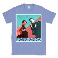 Colony Blue Inglorious Basterds - Bongiorno poster GIFT Classic Tee - PixelFlow