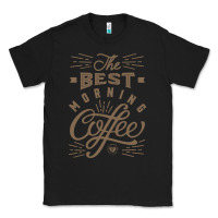 Black The Best Morning Coffee Classic Tee - PixelFlow