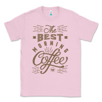 Bubblegum Pink The Best Morning Coffee Classic Tee - PixelFlow