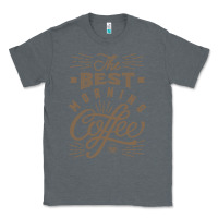 Charcoal Heather The Best Morning Coffee Classic Tee - PixelFlow