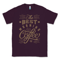 Plum The Best Morning Coffee Classic Tee - PixelFlow
