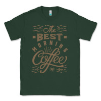 Sports Green The Best Morning Coffee Classic Tee - PixelFlow