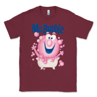 Burgundy Mr bubble makes bath time fun Classic Tee - PixelFlow
