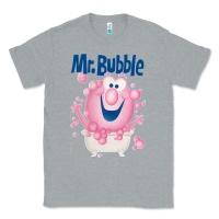 Heather Grey Mr bubble makes bath time fun Classic Tee - PixelFlow