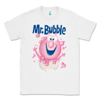 White Mr bubble makes bath time fun Classic Tee - PixelFlow