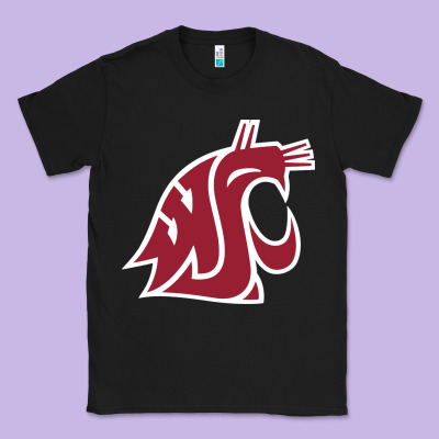 Washington State Cougars Classic Tee Designed By Pixelflow