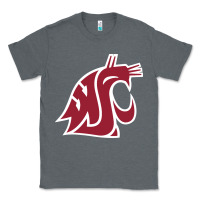 Charcoal Heather washington state cougars Classic Tee - PixelFlow