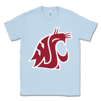 Dusty Blue washington state cougars Classic Tee - PixelFlow