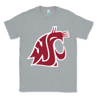 Heather Grey washington state cougars Classic Tee - PixelFlow