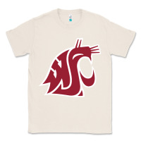 Natural washington state cougars Classic Tee - PixelFlow