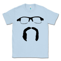 Dusty Blue randy dobnak art Classic Tee - PixelFlow