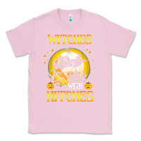 Bubblegum Pink witches with hitches funny halloween costume gift Classic Tee - PixelFlow