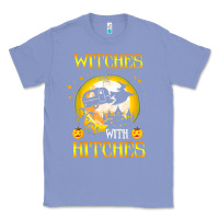 Colony Blue witches with hitches funny halloween costume gift Classic Tee - PixelFlow