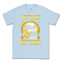 Dusty Blue witches with hitches funny halloween costume gift Classic Tee - PixelFlow