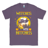 Lavender witches with hitches funny halloween costume gift Classic Tee - PixelFlow