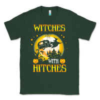 Sports Green witches with hitches funny halloween costume gift Classic Tee - PixelFlow