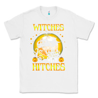 White witches with hitches funny halloween costume gift Classic Tee - PixelFlow