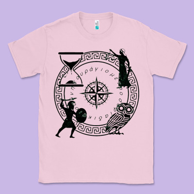 The Four Stoic Virtues Classic Tee Designed By Pixelflow