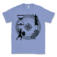 Colony Blue the four stoic virtues Classic Tee - PixelFlow