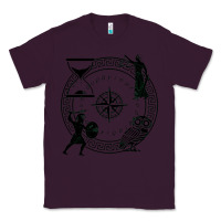 Plum the four stoic virtues Classic Tee - PixelFlow