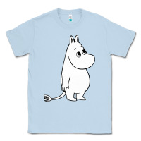 Dusty Blue moomin character Classic Tee - PixelFlow
