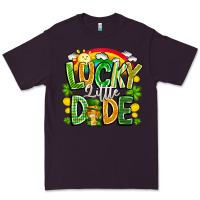 Plum Lucky Little Dude Premium Tee - CowhideDigitalArt