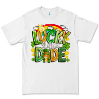White Lucky Little Dude Premium Tee - CowhideDigitalArt