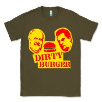 Army Green dirty burger Classic Tee - PixelFlow