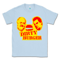 Dusty Blue dirty burger Classic Tee - PixelFlow