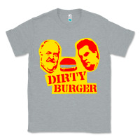 Heather Grey dirty burger Classic Tee - PixelFlow