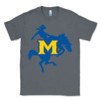 Charcoal Heather mcneese  athletics Classic Tee - PixelFlow