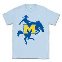 Dusty Blue mcneese  athletics Classic Tee - PixelFlow