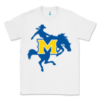 White mcneese  athletics Classic Tee - PixelFlow