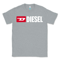 Heather Grey Diesel Classic Tee - PixelFlow