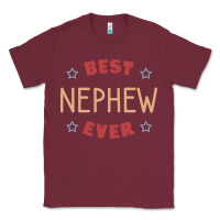 Burgundy Best nephew ever Classic Tee - PixelFlow