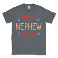 Charcoal Heather Best nephew ever Classic Tee - PixelFlow