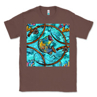Chestnut Lake Babe And Fish With Camouflage Seamless Pattern Classic Tee - BundleAndBundleShop