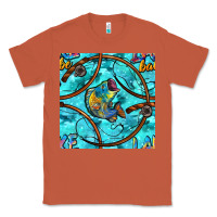 Copper Lake Babe And Fish With Camouflage Seamless Pattern Classic Tee - BundleAndBundleShop