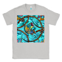 Moon Dust Lake Babe And Fish With Camouflage Seamless Pattern Classic Tee - BundleAndBundleShop