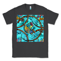 Smoke Lake Babe And Fish With Camouflage Seamless Pattern Classic Tee - BundleAndBundleShop