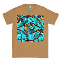 Toasted Coconut Lake Babe And Fish With Camouflage Seamless Pattern Classic Tee - BundleAndBundleShop